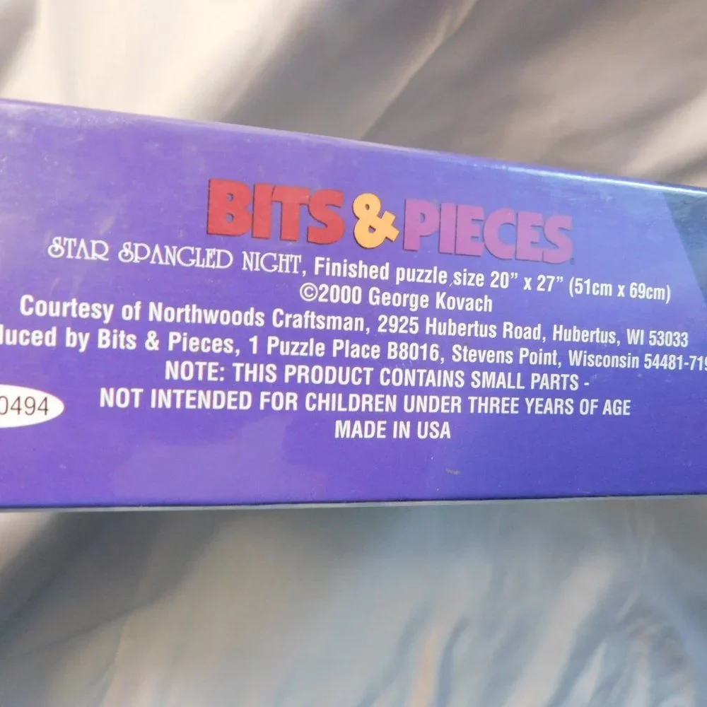 Star Spangled Night Bits & Pieces 1000 Piece Jigsaw Puzzle NEW